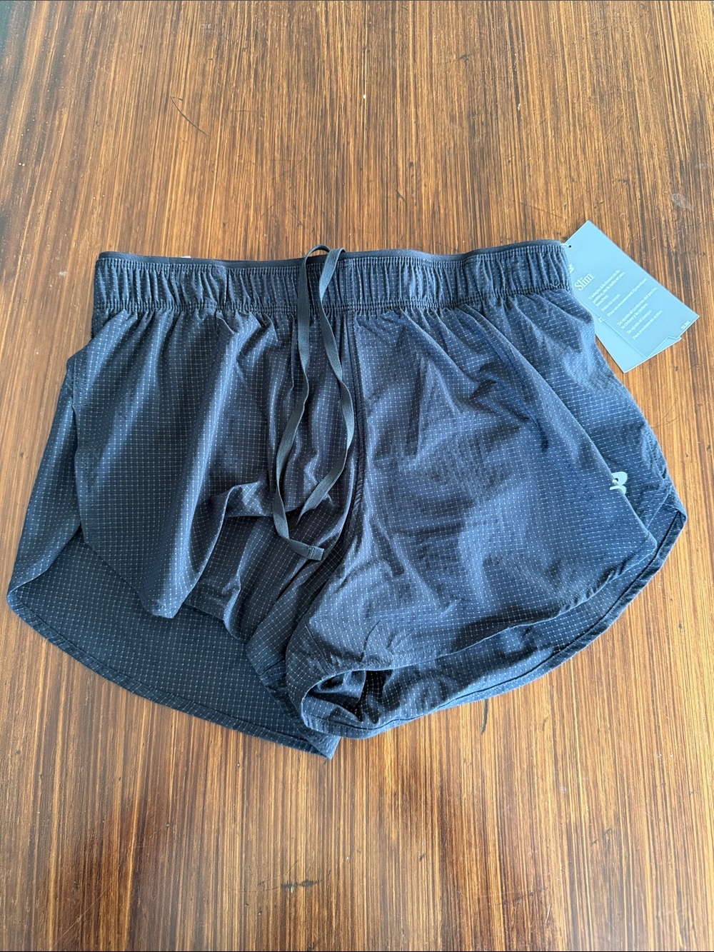 New Balance Men’s Black Athletic Running Shorts